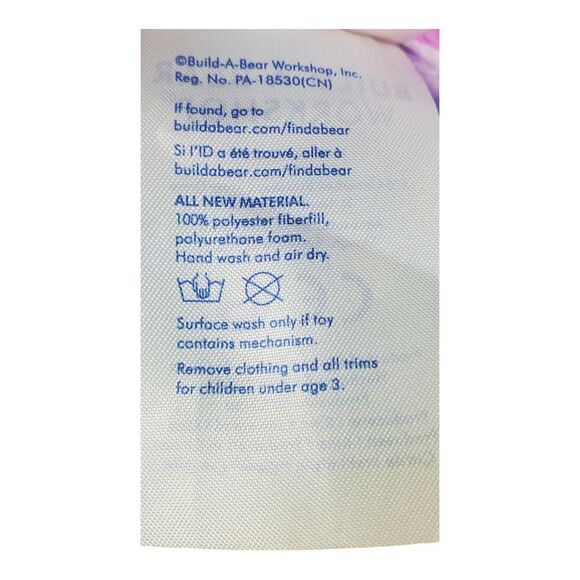 Build A Bear Spotted Owl Plush Tie Dye Bird Pastel Rainbow Colorful BABW 17" - Picture 12 of 12